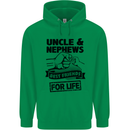 Uncle & Nephews Best Friends Day Funny Mens 80% Cotton Hoodie Irish Green