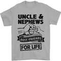 Uncle & Nephews Best Friends Day Funny Mens T-Shirt Cotton Gildan Sports Grey