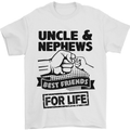 Uncle & Nephews Best Friends Day Funny Mens T-Shirt Cotton Gildan White