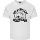 Uncle & Nephews Best Friends Uncle's Day Kids T-Shirt Childrens White