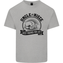 Uncle & Niece Best Friends Uncle's Day Kids T-Shirt Childrens Sports Grey