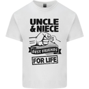 Uncle & Niece Friends for Life Funny Day Kids T-Shirt Childrens White