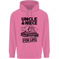 Uncle & Niece Friends for Life Funny Day Mens 80% Cotton Hoodie Azelea