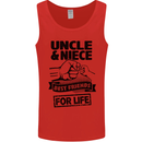 Uncle & Niece Friends for Life Funny Day Mens Vest Tank Top Red
