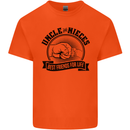 Uncle & Nieces Best Friends Uncle's Day Kids T-Shirt Childrens Orange