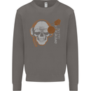 Underground DJ Skull DJing Music Mens Sweatshirt Jumper Charcoal