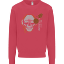 Underground DJ Skull DJing Music Mens Sweatshirt Jumper Heliconia