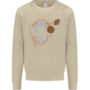 Underground DJ Skull DJing Music Mens Sweatshirt Jumper Sand
