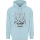 Underground Skate Ride Skateboard Childrens Kids Hoodie Light Blue