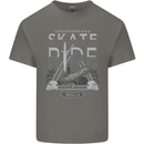 Underground Skate Ride Skateboard Mens Cotton T-Shirt Tee Top Charcoal