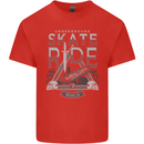 Underground Skate Ride Skateboard Mens Cotton T-Shirt Tee Top Red