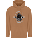 Underwater Aquanaut Scuba Diving Diver Mens 80% Cotton Hoodie Caramel Latte