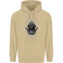 Underwater Aquanaut Scuba Diving Diver Mens 80% Cotton Hoodie Sand