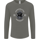 Underwater Aquanaut Scuba Diving Diver Mens Long Sleeve T-Shirt Charcoal