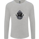 Underwater Aquanaut Scuba Diving Diver Mens Long Sleeve T-Shirt Sports Grey