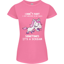 Unicorn I Don't Fart Funny Farting Farter Womens Petite Cut T-Shirt Azalea
