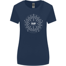 Ununpentium Moscovium Chemistry Geek Nerd Womens Wider Cut T-Shirt Navy Blue