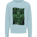 VR Man Virtual Reality Gaming Gamer Kids Sweatshirt Jumper Light Blue