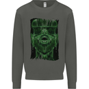 VR Man Virtual Reality Gaming Gamer Kids Sweatshirt Jumper Storm Grey