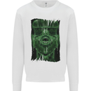 VR Man Virtual Reality Gaming Gamer Kids Sweatshirt Jumper White