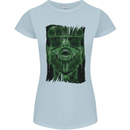 VR Man Virtual Reality Gaming Gamer Womens Petite Cut T-Shirt Light Blue