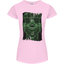 VR Man Virtual Reality Gaming Gamer Womens Petite Cut T-Shirt Light Pink