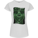 VR Man Virtual Reality Gaming Gamer Womens Petite Cut T-Shirt White