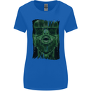 VR Man Virtual Reality Gaming Gamer Womens Wider Cut T-Shirt Royal Blue