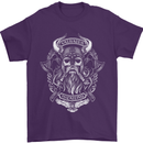 Valhalla is Calling Vikings Odin Thor Gym Mens T-Shirt Cotton Gildan Purple