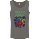 Vegan Gym Bodybuilding Vegetarian Mens Vest Tank Top Charcoal