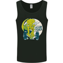 Vegan Power Gym Bodybuilding Vegetarian Mens Vest Tank Top Black