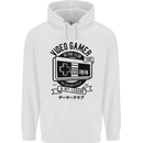 Video Gamer Retro Club Gaming Childrens Kids Hoodie White