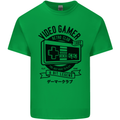 Video Gamer Retro Club Gaming Mens Cotton T-Shirt Tee Top Irish Green
