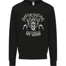 Viking Blood Odin Valhalla Norse Mythology Mens Sweatshirt Jumper Black