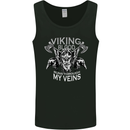Viking Blood Odin Valhalla Norse Mythology Mens Vest Tank Top Black