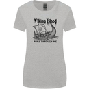 Viking Blood Runs Through Me Ship Sailing Womens Wider Cut T-Shirt Sports Grey