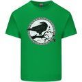 Viking Crow Celtic Norse Valhalla Odin Thor Mens Cotton T-Shirt Tee Top Irish Green
