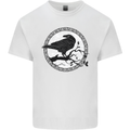 Viking Crow Celtic Norse Valhalla Odin Thor Mens Cotton T-Shirt Tee Top White
