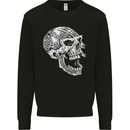 Viking Skull Symbols wp Mens Sweatshirt Jumper Black