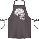 Viking Skull Thor Valhalla Norse Mythology Cotton Apron 100% Organic Dark Grey