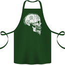 Viking Skull Thor Valhalla Norse Mythology Cotton Apron 100% Organic Forest Green