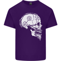 Viking Skull Thor Valhalla Norse Mythology Mens Cotton T-Shirt Tee Top Purple