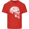 Viking Skull Thor Valhalla Norse Mythology Mens Cotton T-Shirt Tee Top Red