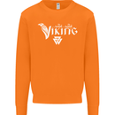 Viking Thor Odin Valhalla Norse Mythology Mens Sweatshirt Jumper Orange
