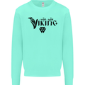 Viking Thor Odin Valhalla Norse Mythology Mens Sweatshirt Jumper Peppermint