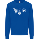 Viking Thor Odin Valhalla Norse Mythology Mens Sweatshirt Jumper Royal Blue