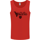 Viking Thor Odin Valhalla Norse Mythology Mens Vest Tank Top Red