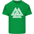 Viking Valknut Symbol  Norse Mythology Thor Mens Cotton T-Shirt Tee Top Irish Green