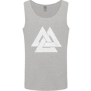 Viking Valknut Symbol  Norse Mythology Thor Mens Vest Tank Top Sports Grey