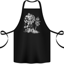 Viking Warior Skull Thor Odin Valhalla MMA Cotton Apron 100% Organic Black